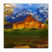 Horses at the Barn